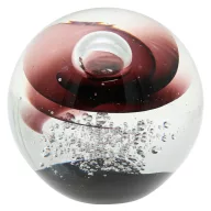  Prespapier de cristal picătură de apă în furtună 8cm VVL