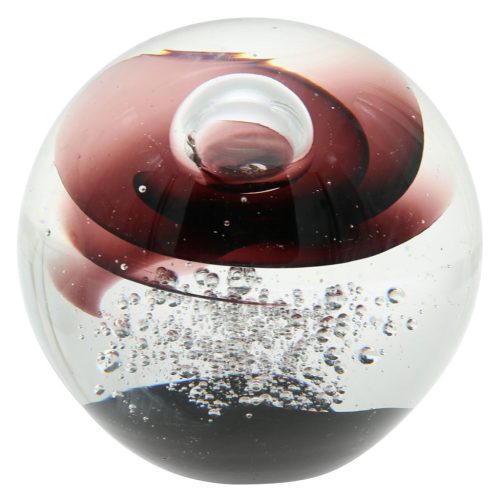 Prespapier de cristal picătură de apă în furtună 8cm VVL