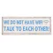 Placa de perete nu wifi chat VVL