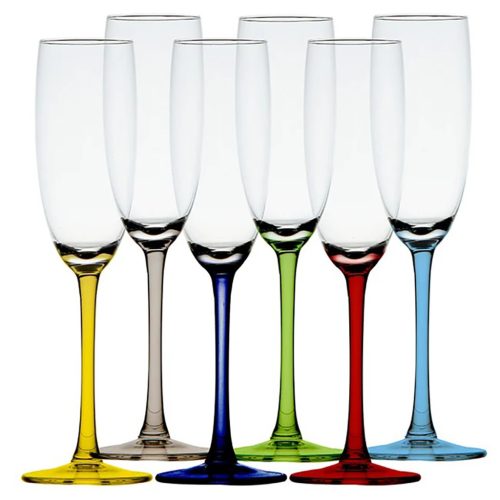 Set de 6 pahare de șampanie Party VVL