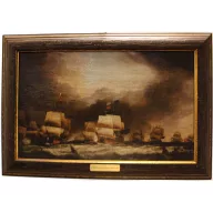 Pictura Gallions ciocnire navală VVL