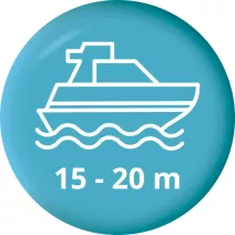 Carenă între 15 și 20 de metri